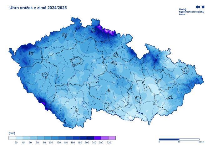 Právě si prohlížíte Zima 2024/2025 na území Česka