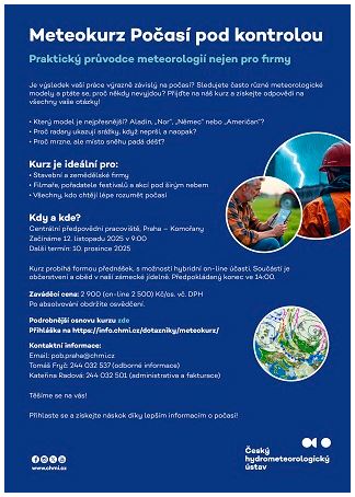 Meteokurz – Počasí pod kontrolou